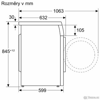 Pračka Bosch WUU28T61BY NOVÁ, ZÁRUKA 2roky - 5