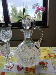 Broušený servis Bohemia Crystal 19 ks - výborný stav - 5