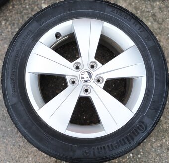 Originál sada alu disků Škoda Superb III 5x112 R17 Triton - 5