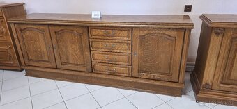 Rustikální komoda dlouhá - 5