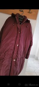 Italská zateplená dlouhá bunda Bocslia, velikost XXL-3xl - 5