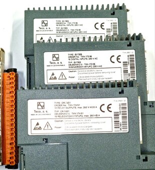 PLC Tecomat TC700, 3 karty a 3 konektory. VR, Rudník, TU - 5
