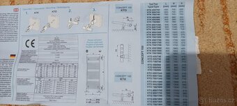 CONCEPT 100 KTKE koupelnový radiátor 1340/750, RAL9016 - 5
