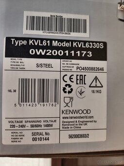 Kuchyňský robot PROFI KENWOOD Chef XL Elite KVL6330S - 5