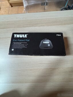Thule WingBar Evo 127 cm + Evo Raised Rail Foot Pack - 5