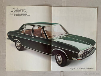 Staré prospekty Audi 80, 100 z let 1969-1978 - 5