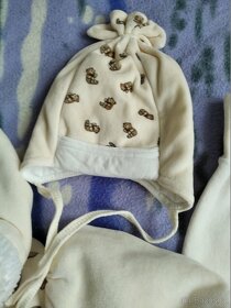 zimní sada/set pro miminko (vel. 68/74) - 5