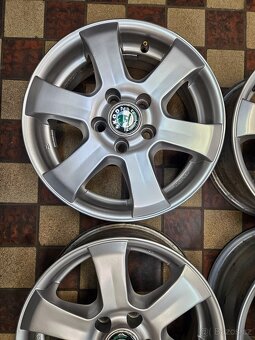 alu kola 14 5x100  5,5Jx14 et37 Škoda Fabia VW polo - 5