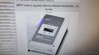 V záruce-MPPT solární regulátor EPsolar 200V/80A - 5