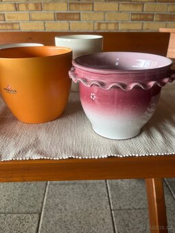 Keramické obaly na květiny - 5