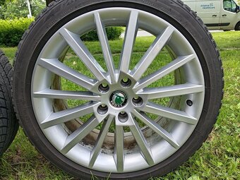 Originál ALU kola Škoda Octavia R18 + pneu - 5