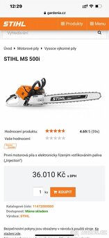 Stihl ms 500i zánovní - 5