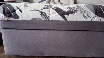 Válenda / postel 120x200 cm s úložným prostorem - 5