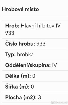Prodej hrobky v Nymburku - 5