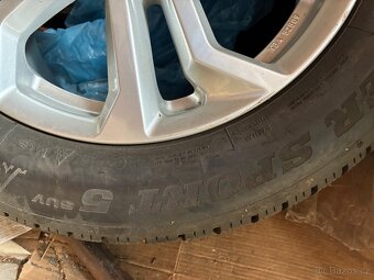 Sada alu dezent 7x17 s 215/60-17 Dunlop zimní - 5