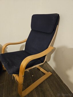 IKEA Poang křeslo a podnožka - 5