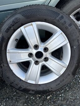 Alu kola orig Škoda + zimní pneu 195/65 r15 - 5