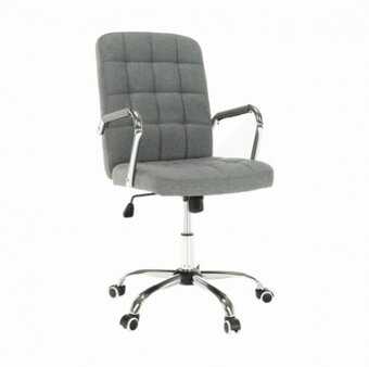 Kancelářské křeslo, kancelářská židle, šedá, MORGEN - 5