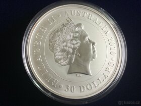 1 kg stříbrná mince koala 2010 - originál - 5