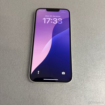iPhone 13 128GB bílý, pěkný stav, 12 měsíců záruka - 5