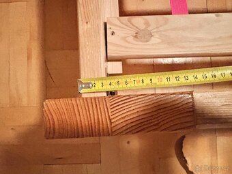 Dřevěná manželská postel 160x200 - 5