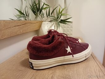 Converse dámské zateplené kožené tenisky vel. 40 - 5