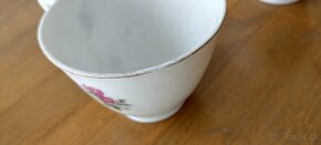 Sada šesti hrníčků s podšálky, čínský porcelán - 5