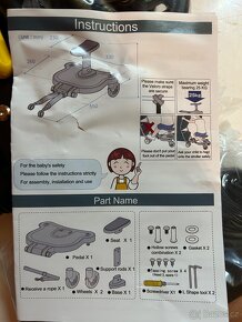 Stoupátko se sedátkem za kočárek - 5