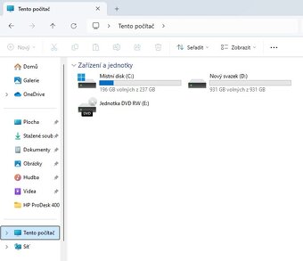 HP ProDesk 400 G5 SFF,i3-8100,WIN 11,SSD 256GB+HDD 1TB,RAM 8 - 5