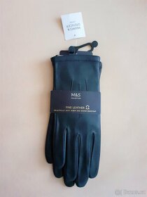 nové dámské kožené rukavice S Marks&Spencer - 5