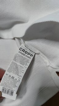 Bílé pólo triko Cropp Regular vel. S - 5