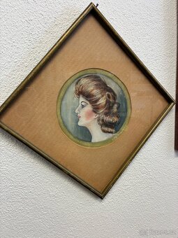 Obrázek akvarel dámy - 5