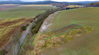 Stavební pozemek, 1300m2, Těškov, o. Rokycany - 5