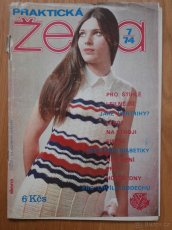 6 x módní časopis PRAKTICKÁ ŽENA. 1974 - 5