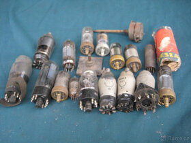 Staré lampy elektronky komplet - 5