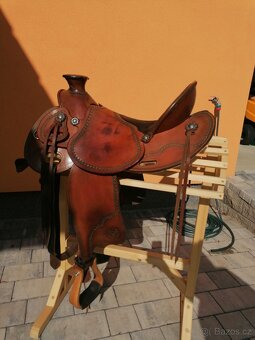 Westernové sedlo Wade - 5