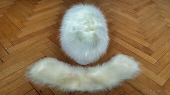 Čepice a límec z polární lišky - 5