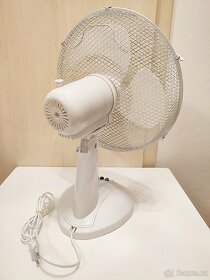 Stolní ventilátor PROKLIMA, Ø 300mm, max.40W, bílý - 5