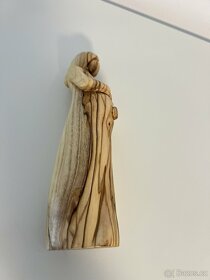 Dřevěná Soška Těhotné Marie - 5
