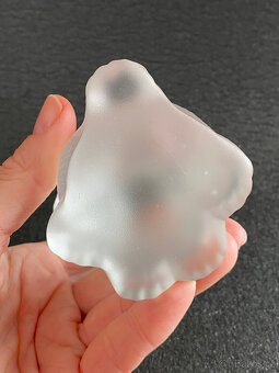 Goebel Plastika, soška Pejsek 9 cm, křišťálové sklo - 5