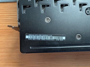 GTX MSI 1060 Gaming X 3G - 5