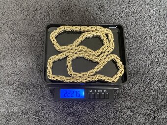 Zlata retiazka kralovsky vzor14k 585/1000 222g - 5