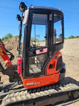 Pásový bagr Kubota U35 + Rotátor Engcon EC204 - 5