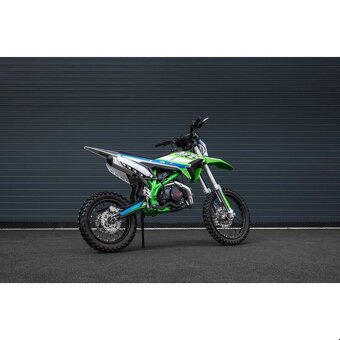 Pitbike Leramotors Thunder 125ccm, kola 17/14, zelená - 5