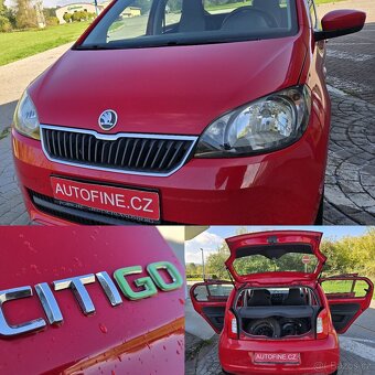 ŠKODA CITIGO 1,0 MPi 2014 5ti DV. KLIMA, + KOMPLET NOVÝC - 5