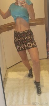 Nová dámská sexy mini sukně minisukně vel S 36 boohoo - 5