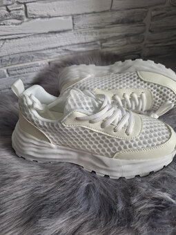Bílé letní tenisky - 5