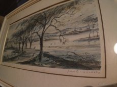 obraz -Litografie J.B. Melichar 1908 +1994 - 5