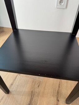 Noční stolky Hemnes černohnědé - 5