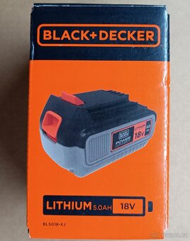 Baterie 18V 5Ah, Black & Decker BL5018-XJ - 5